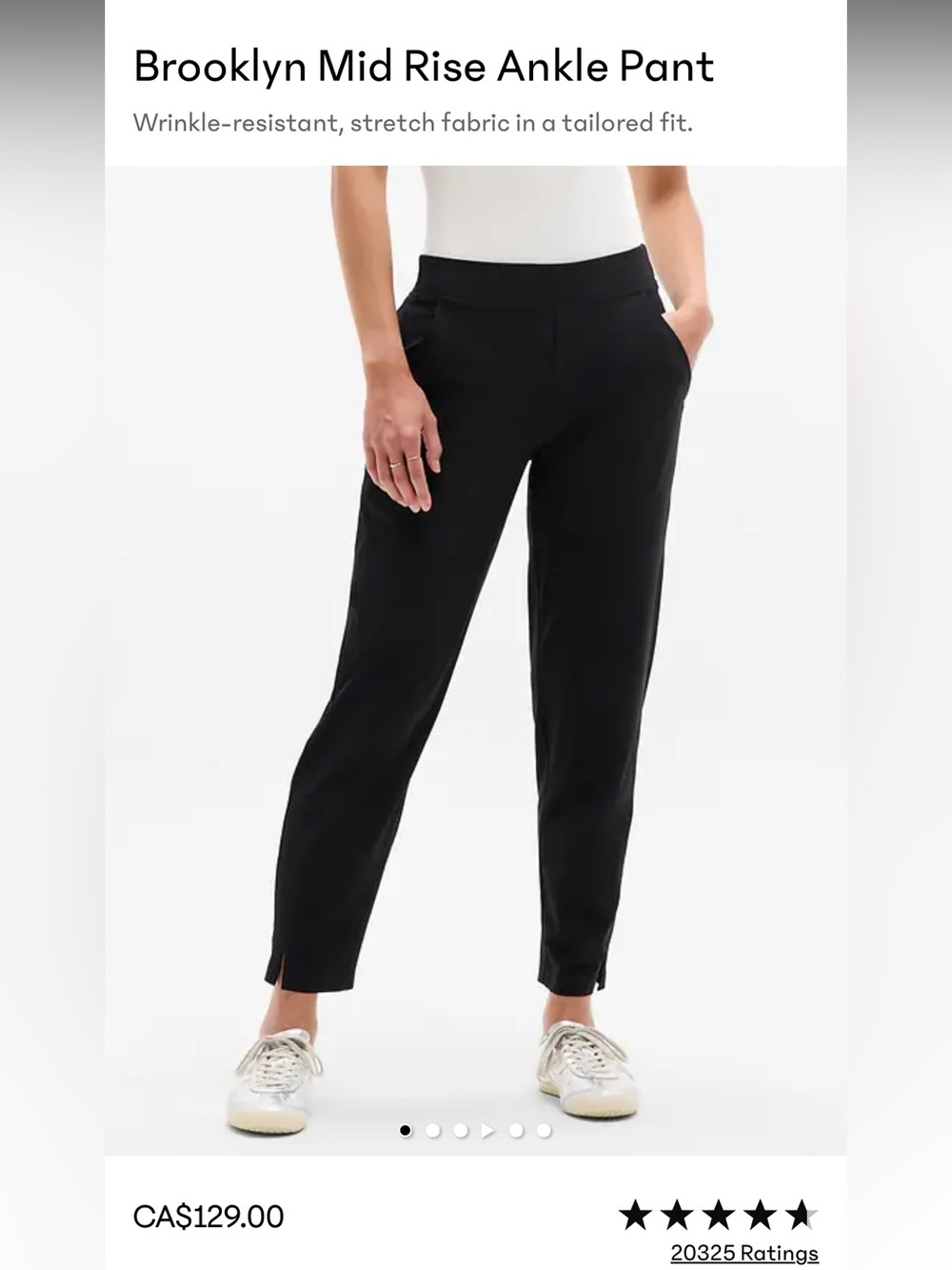 Athleta Brooklyn Ankle Pant Size 00